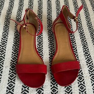 Red Sandals